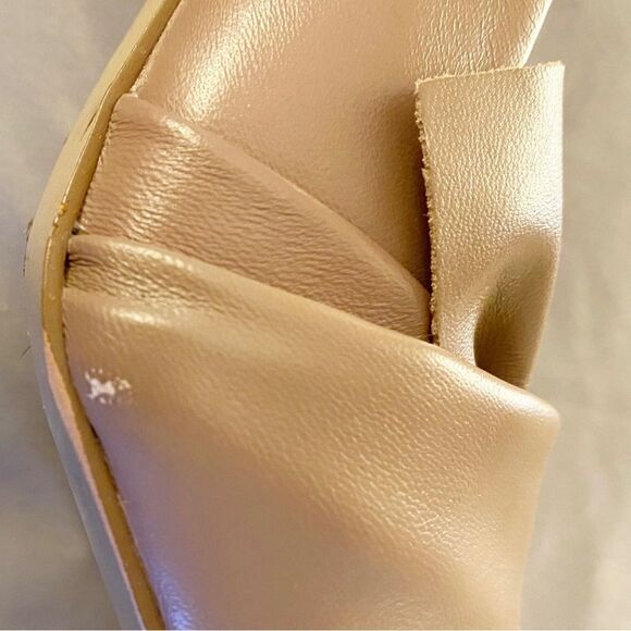 Nic +Zoe Womens Valentina Ruffle Closed Toe D-orsay leather Pump Deep Blush 8M - Picture 11 of 12